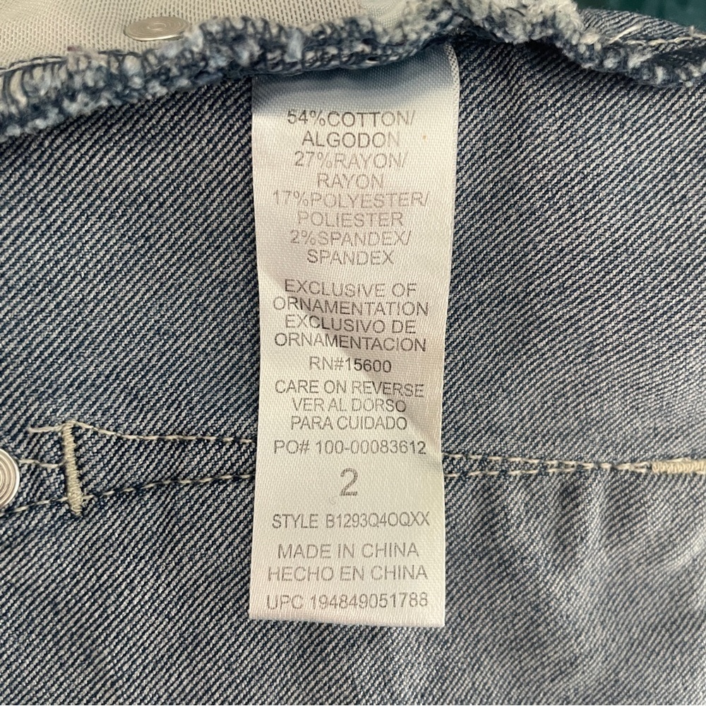 Democracy Ab Technology Skinny Jeans Size 2 Medium Wash Stretch Denim - Picture 5 of 9